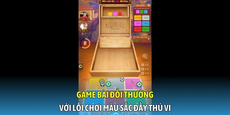 Game bài đổi thưởng với lối chơi màu sắc đầy thú vị